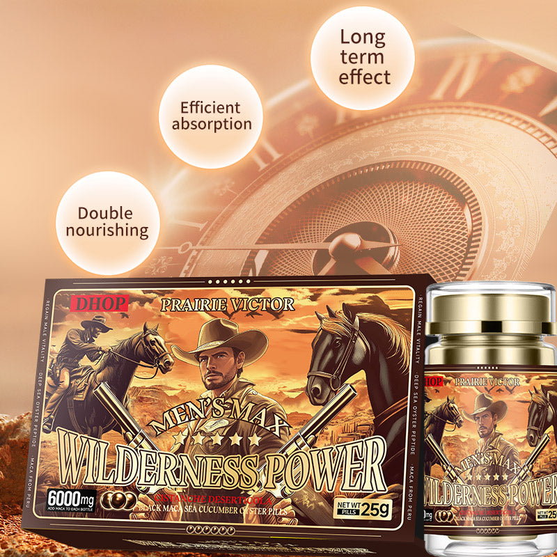 🏆Flash Sale⚡ Top Seller⚡DHOP Black Maca Sea Cucumber Oyster Pills: Premium Male Stamina, Vitality & Strength Booster-1T
