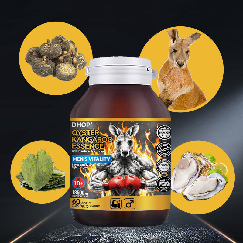 ⚡ Limited Time Offer ⚡ 160K+ SOLD!✨DHOP Oyster Kangaroo Essence Hard Capsule: Extreme Male Stamina & Performance Optimizer-H