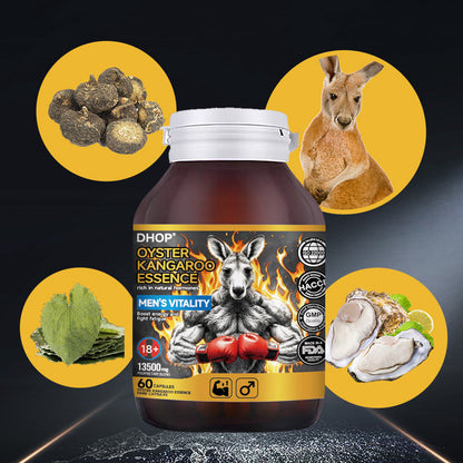 ⚡ Limited Time Offer ⚡ 160K+ SOLD!✨DHOP Oyster Kangaroo Essence Hard Capsule: Extreme Male Stamina & Performance Optimizer-H