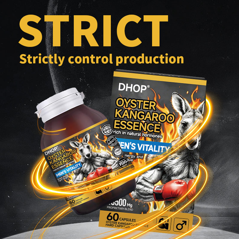 ⚡ Limited Time Offer ⚡ 160K+ SOLD!✨DHOP Oyster Kangaroo Essence Hard Capsule: Extreme Male Stamina & Performance Optimizer-H