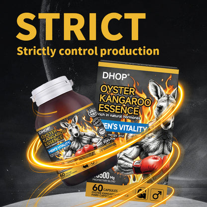 ⚡ Limited Time Offer ⚡ 160K+ SOLD!✨DHOP Oyster Kangaroo Essence Hard Capsule: Extreme Male Stamina & Performance Optimizer-H