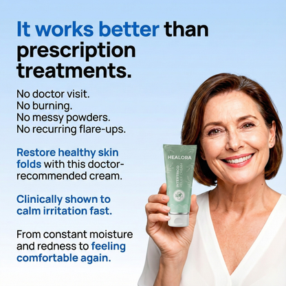 Last five hours! 🔥Intertrigo Relief Cream treats 99% of skin fold rashes from the first application✨🔥