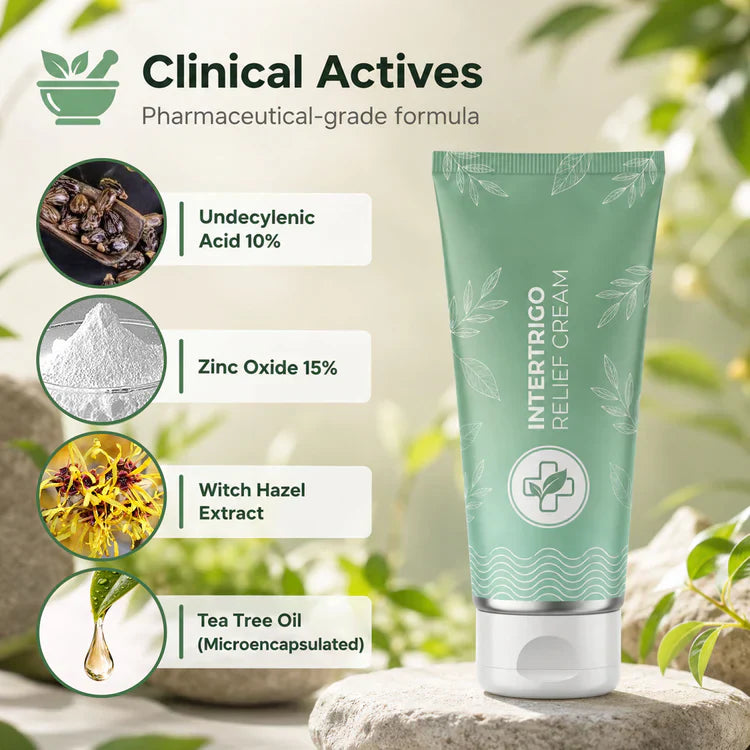 Last five hours! 🔥Intertrigo Relief Cream treats 99% of skin fold rashes from the first application✨